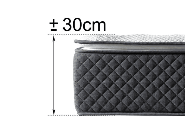 Colchón Alta Gama Monaco 30 cm, Viscolátex Premium Terapéutico